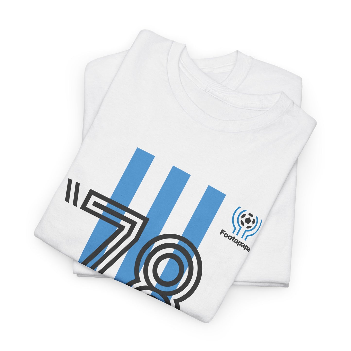 T-shirt football vintage Argentine 1978 championne du monde