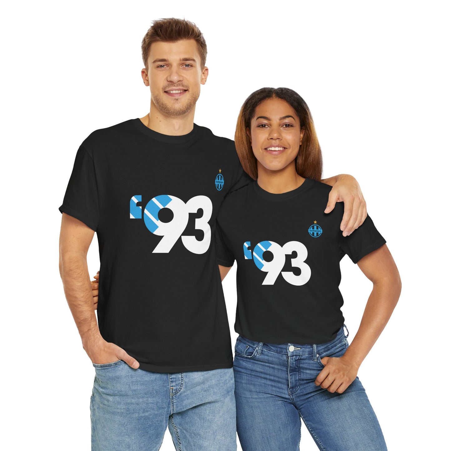 T-shirt football rétro vintage Olympique de Marseille - OM 1993