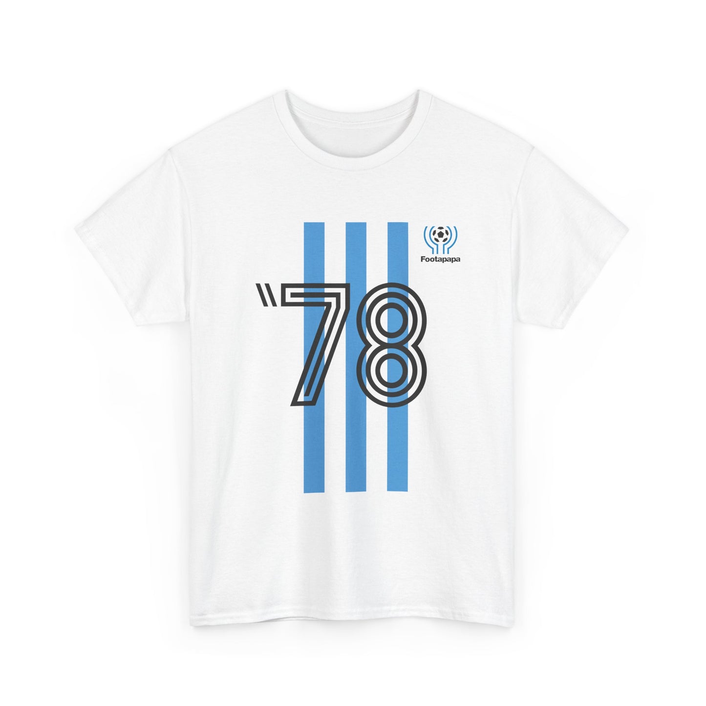 T-shirt football vintage Argentine 1978 championne du monde