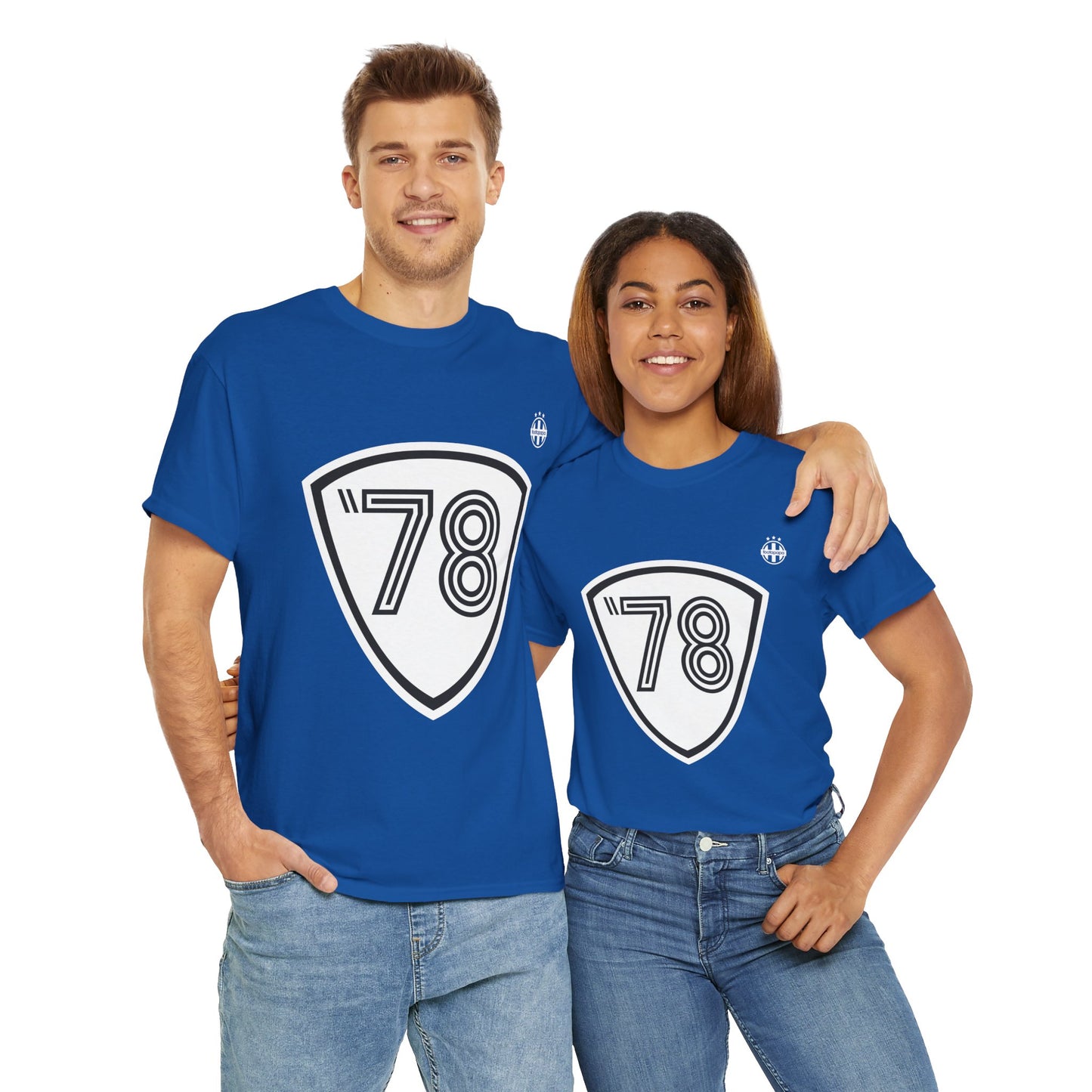 T-shirt football rétro vintage Bastia 1978 UEFA