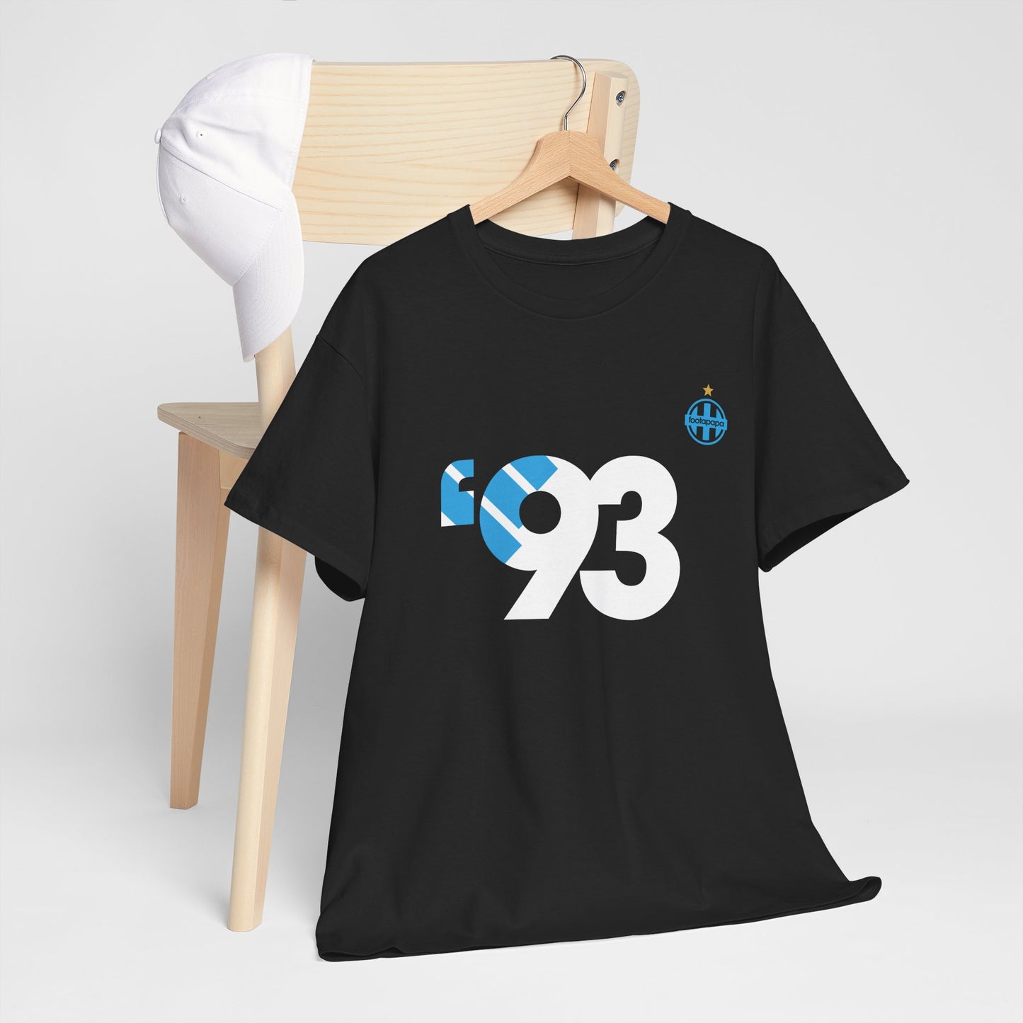 T-shirt football rétro vintage Olympique de Marseille - OM 1993