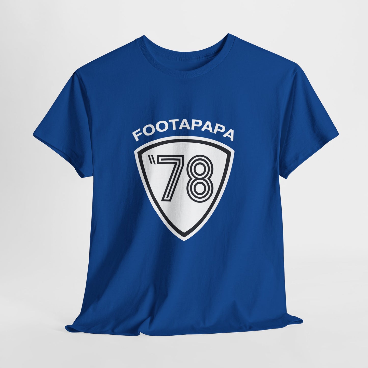 T-shirt footapapa vintage supporter Bastia 1978