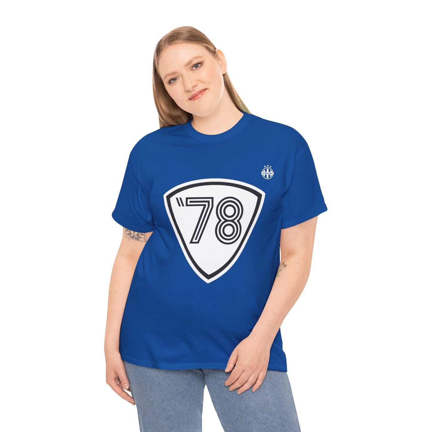 T-shirt football rétro vintage Bastia 1978 UEFA
