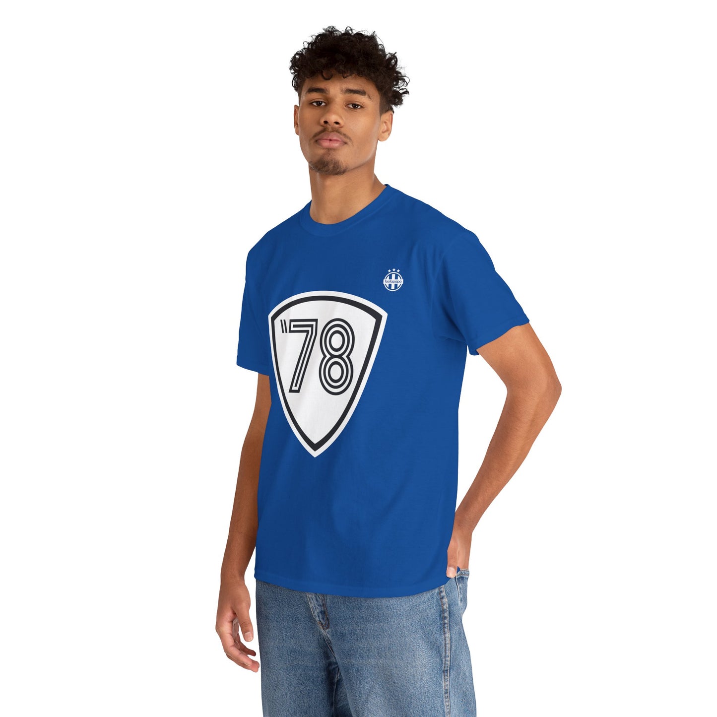 T-shirt football rétro vintage Bastia 1978 UEFA