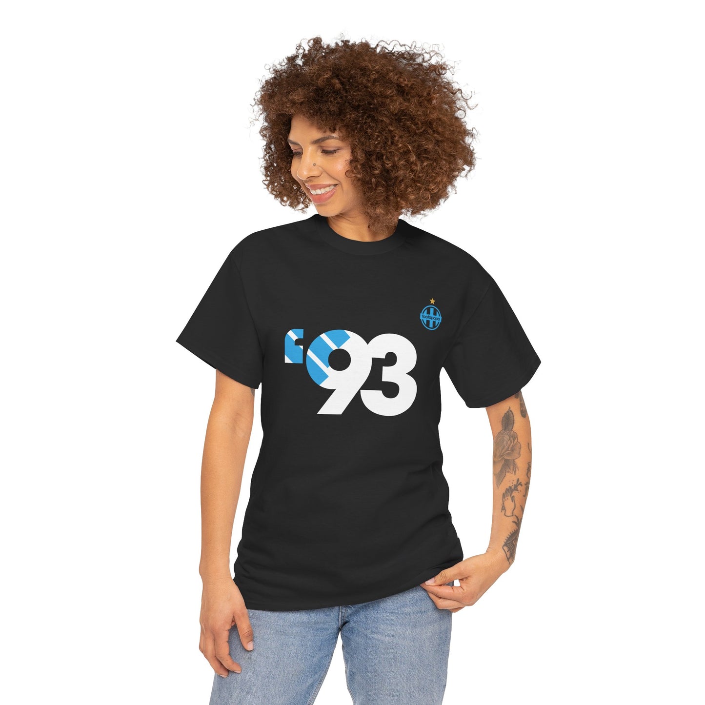 T-shirt football rétro vintage Olympique de Marseille - OM 1993