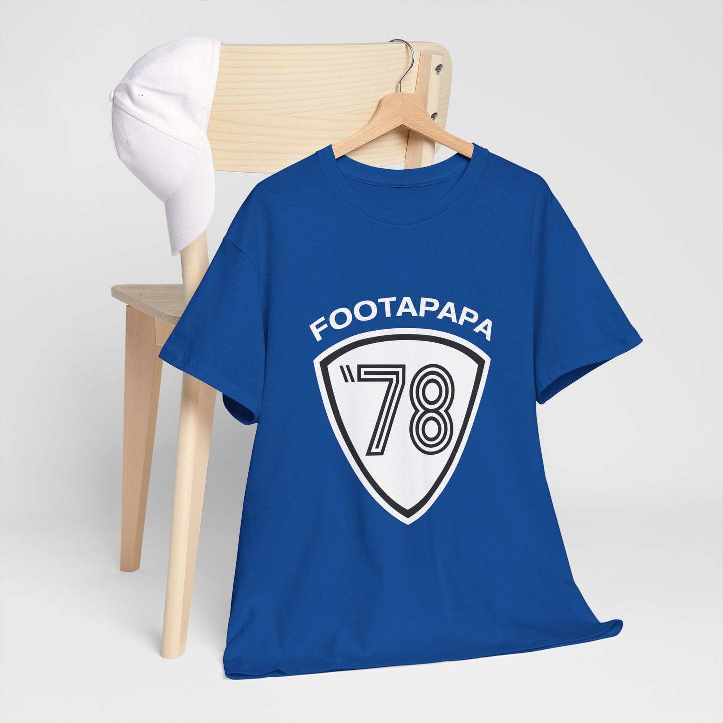 T-shirt footapapa vintage supporter Bastia 1978
