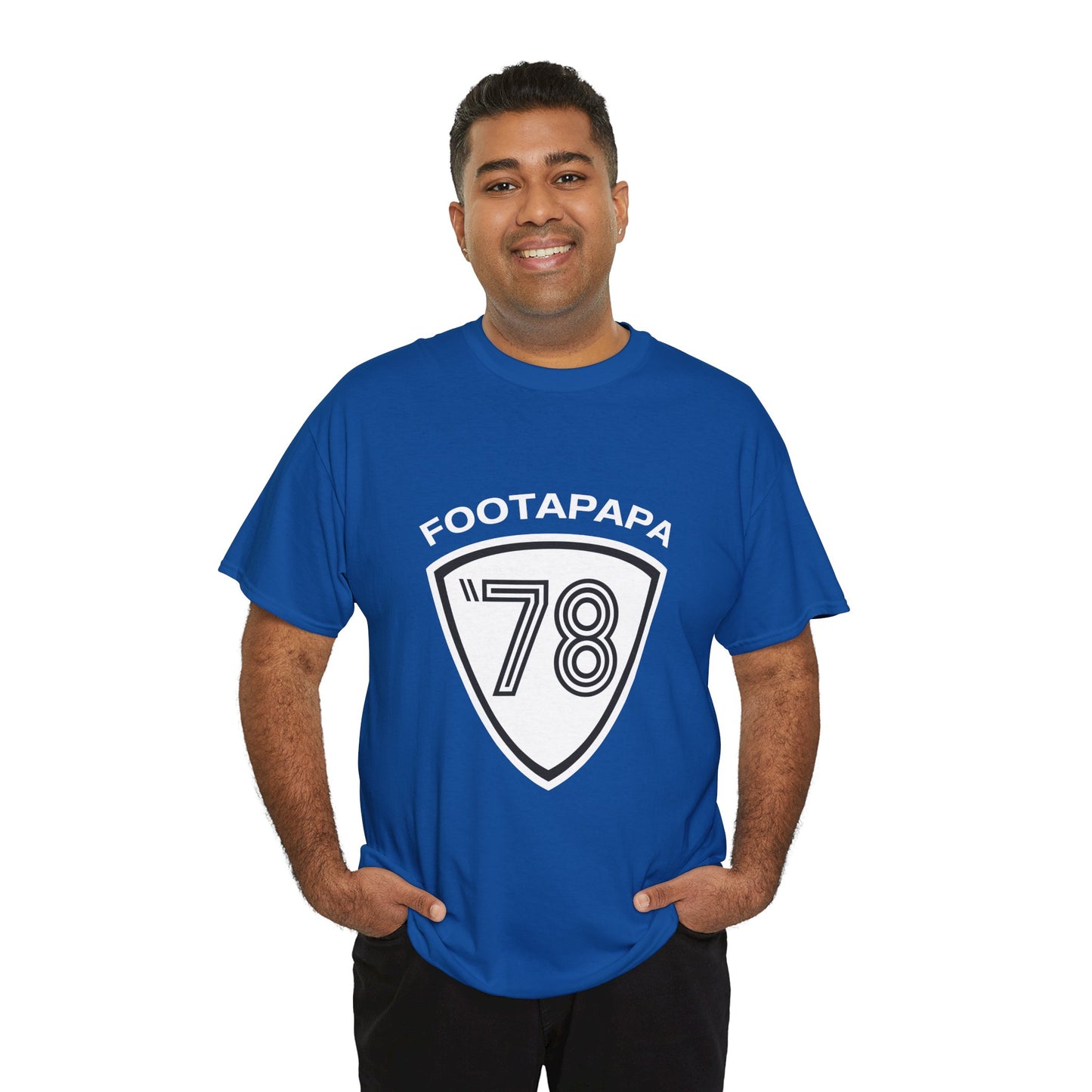 T-shirt footapapa vintage supporter Bastia 1978