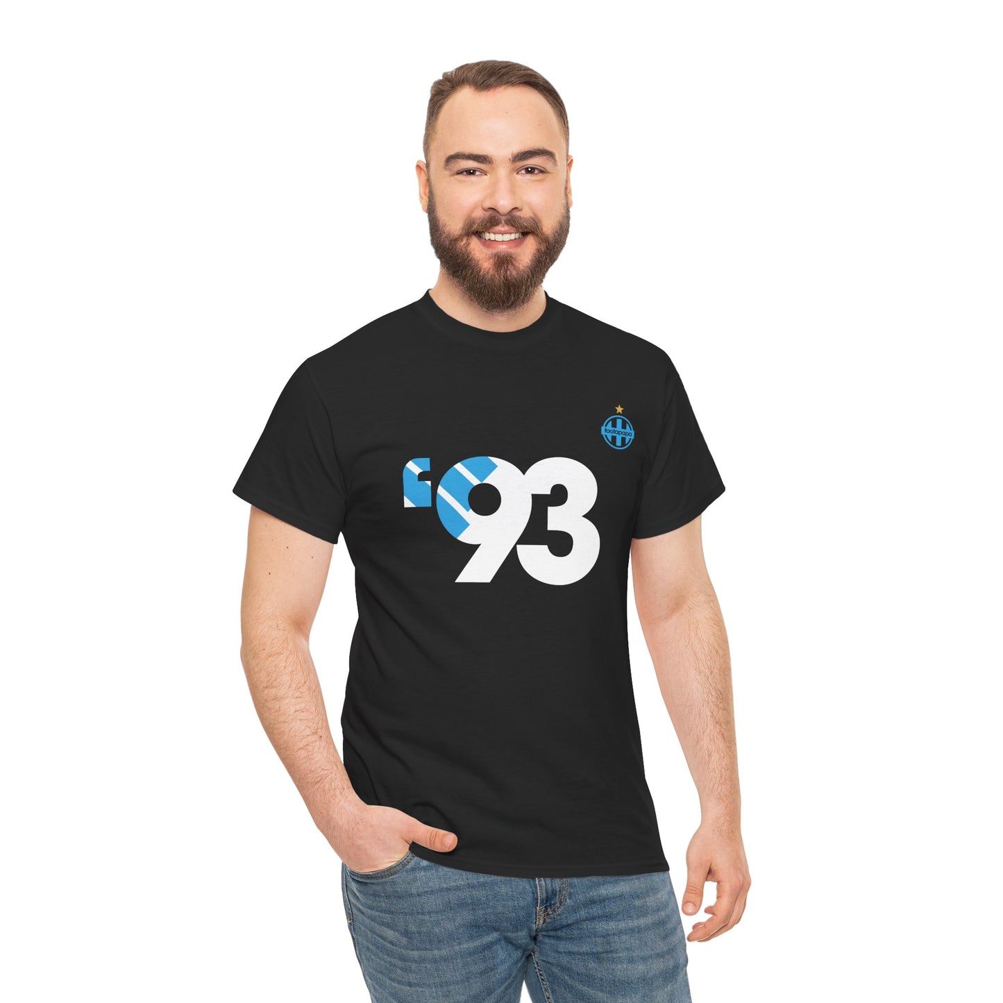 T-shirt football rétro vintage Olympique de Marseille - OM 1993