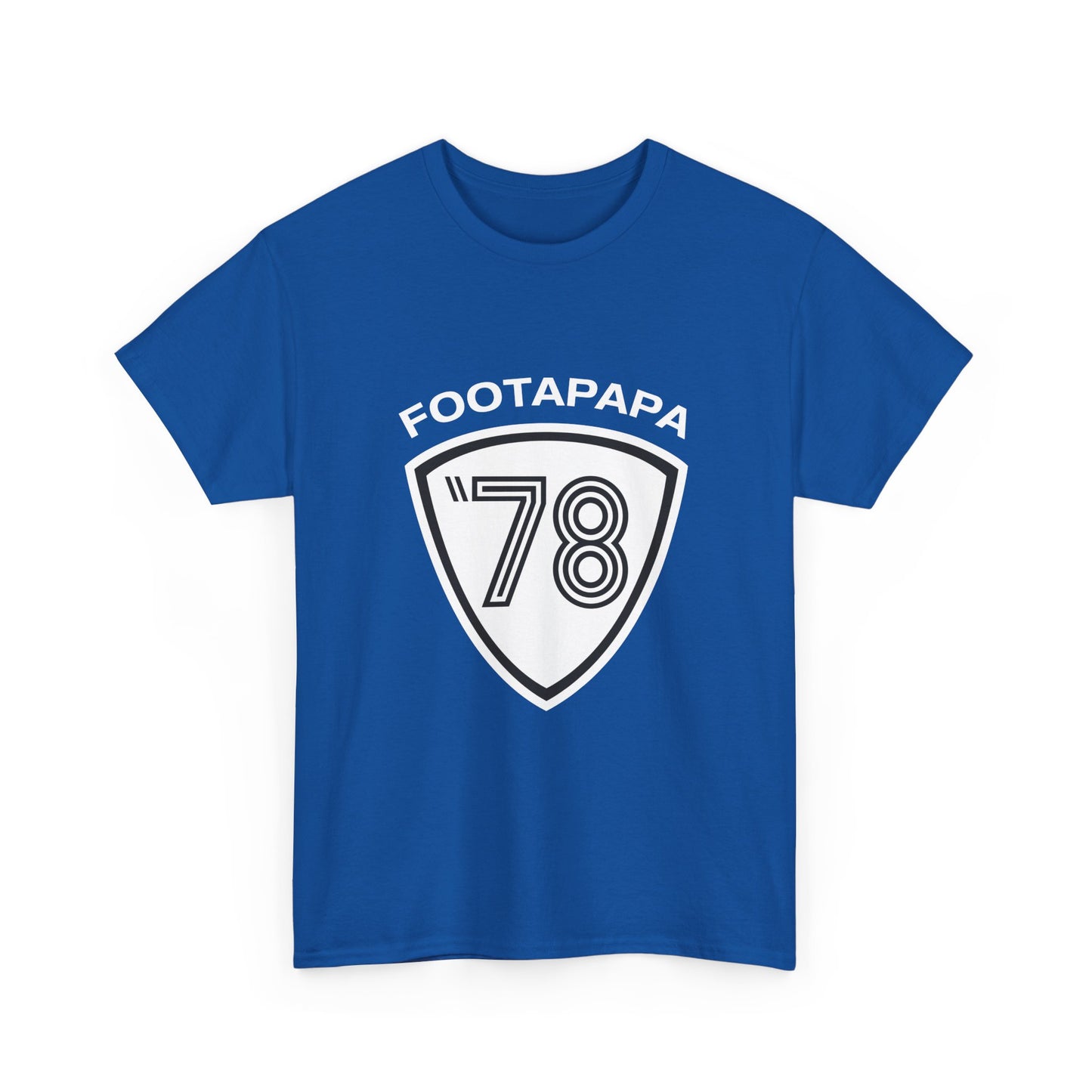 T-shirt footapapa vintage supporter Bastia 1978
