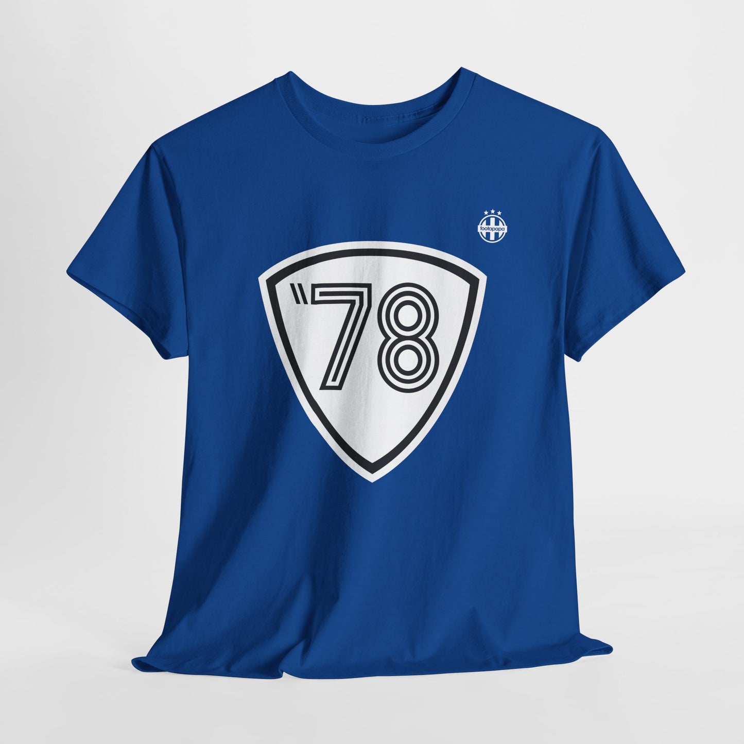 T-shirt football rétro vintage Bastia 1978 UEFA
