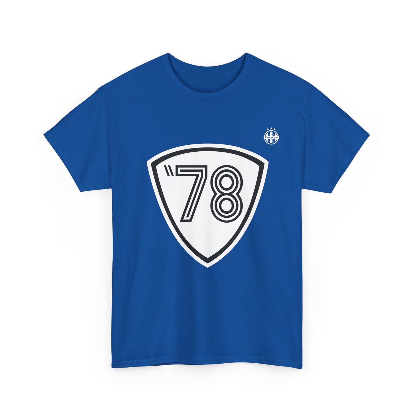 T-shirt football rétro vintage Bastia 1978 UEFA