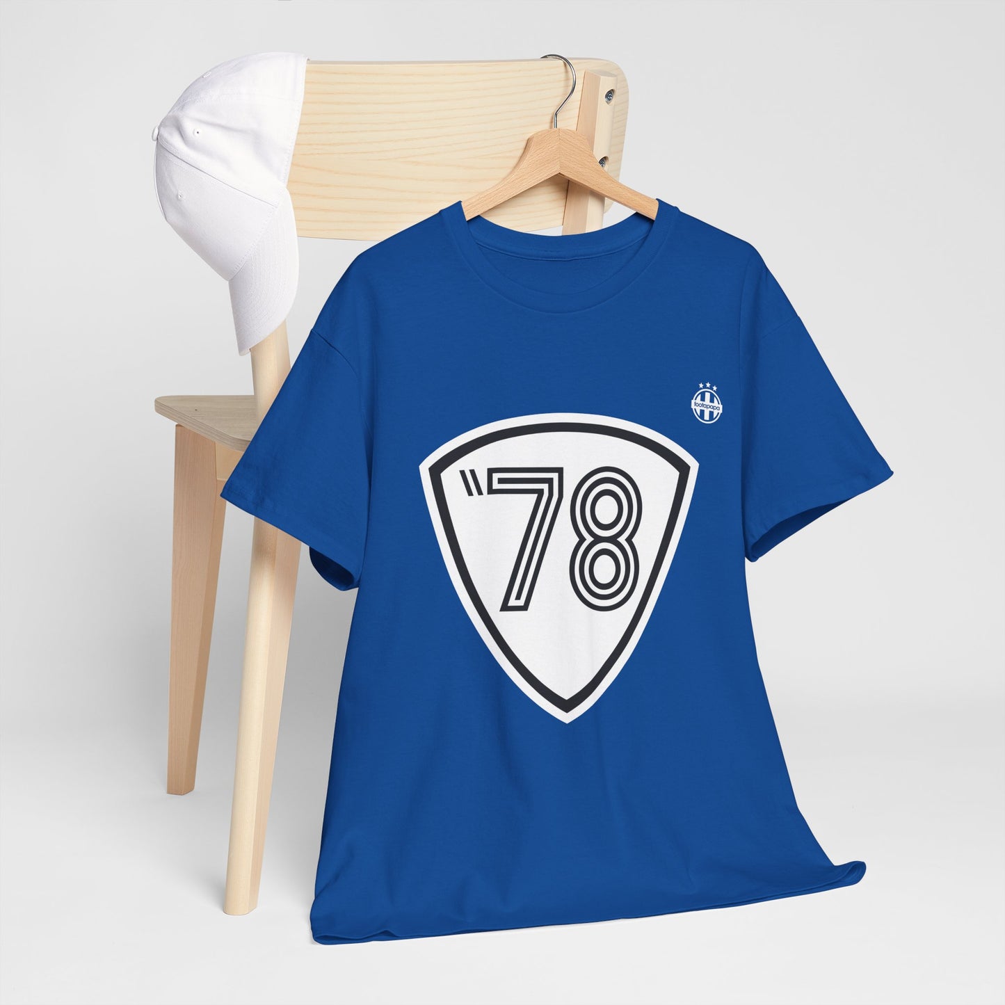 T-shirt football rétro vintage Bastia 1978 UEFA