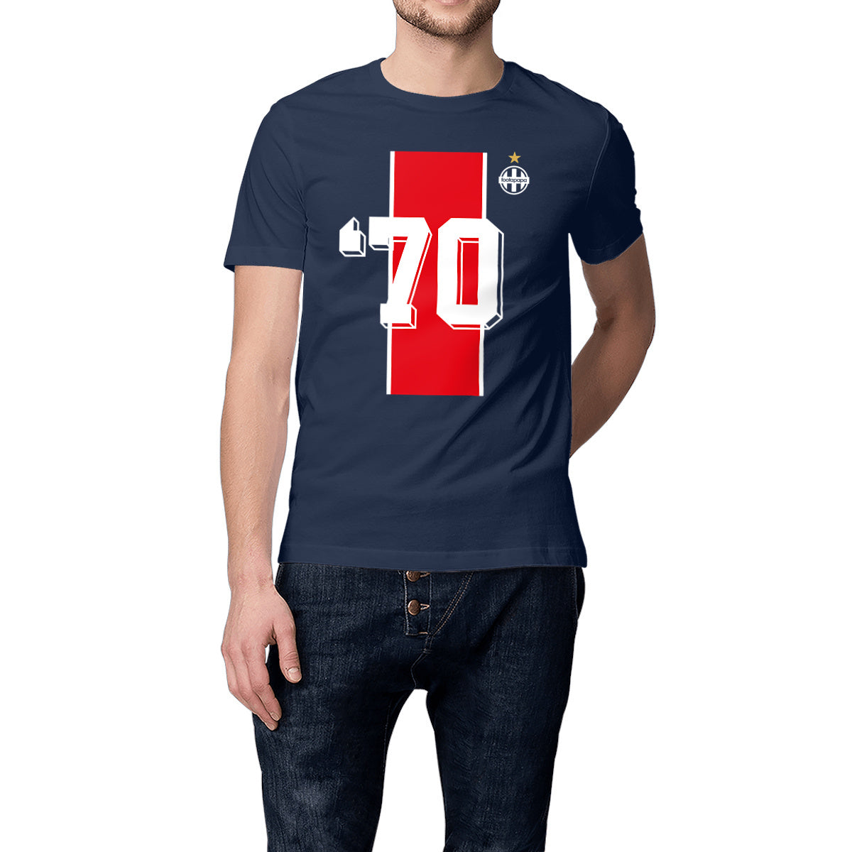 T-shirt Paris 1970 PSG étoile champion d'Europe 2025
