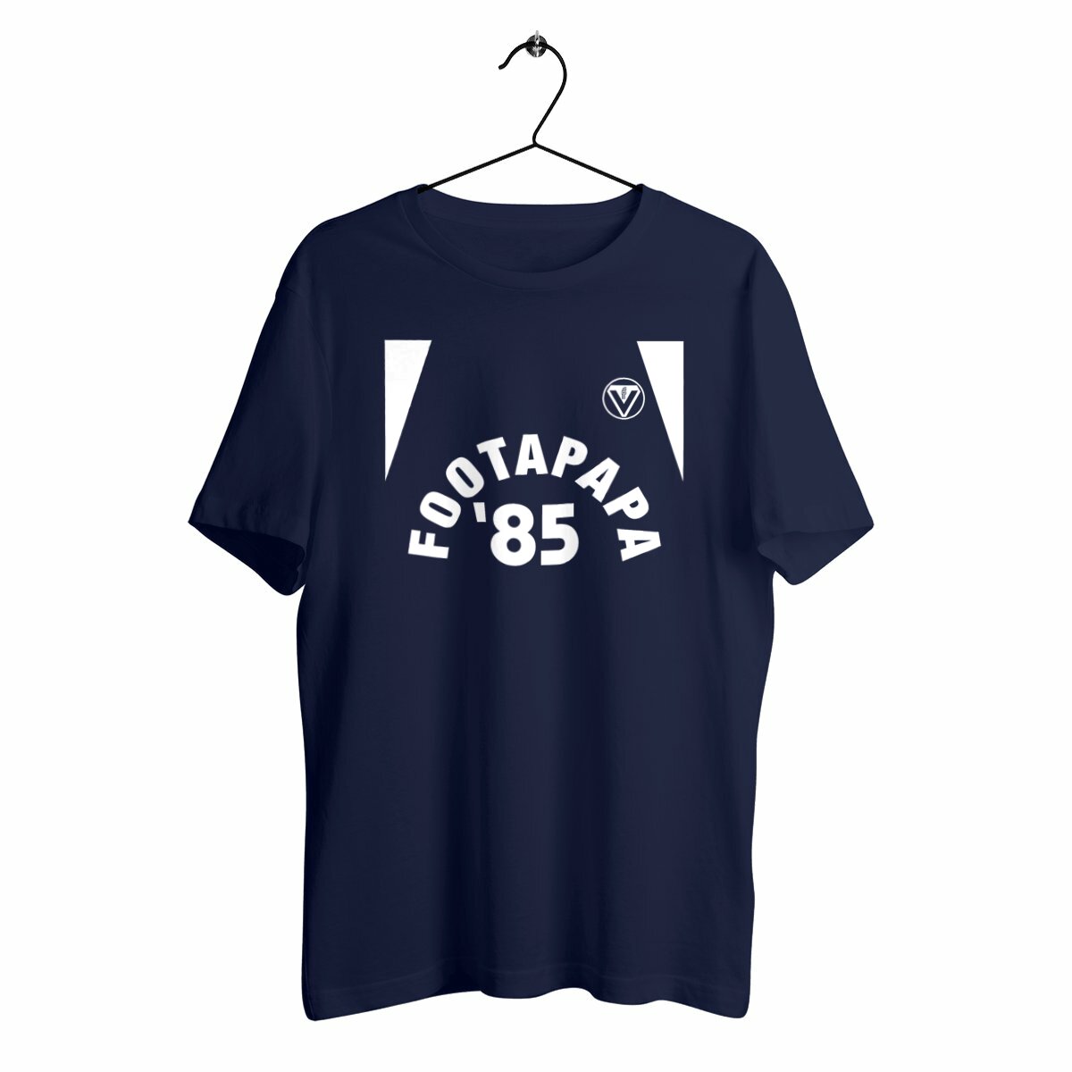 t-shirt foot bordeaux 1985