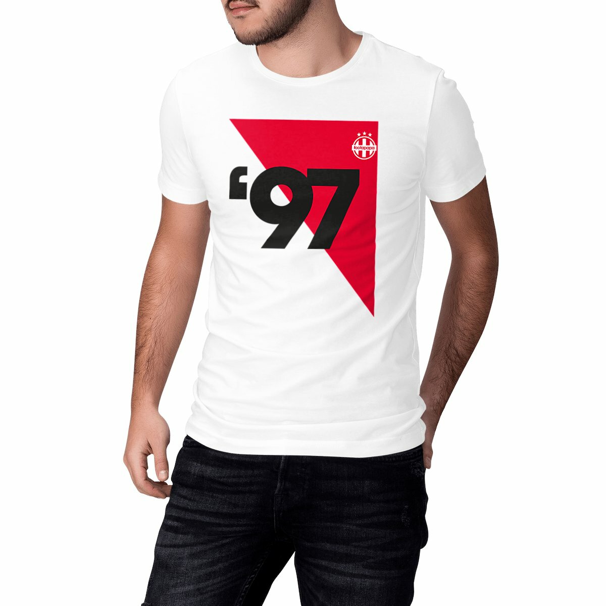 t-shirt foot monaco 1997