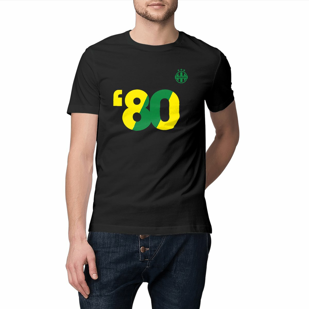 t-shirt foot nantes 1980 champion