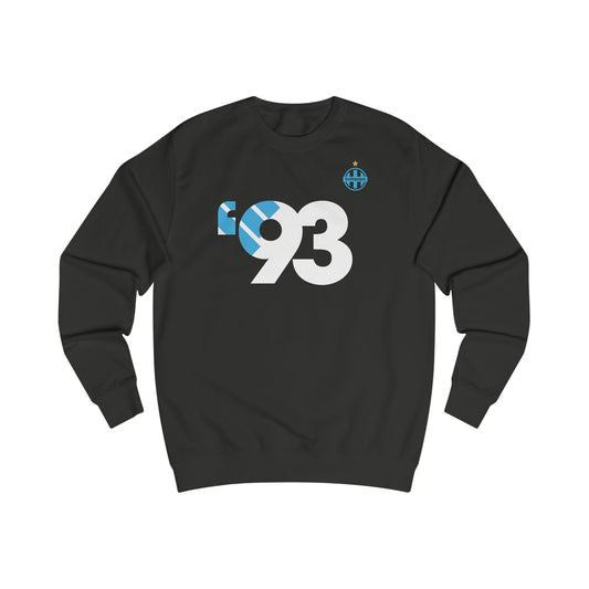 Sweatshirt football vintage rétro Olympique de Marseille 1993