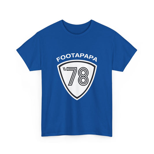 T-shirt footapapa vintage supporter Bastia 1978